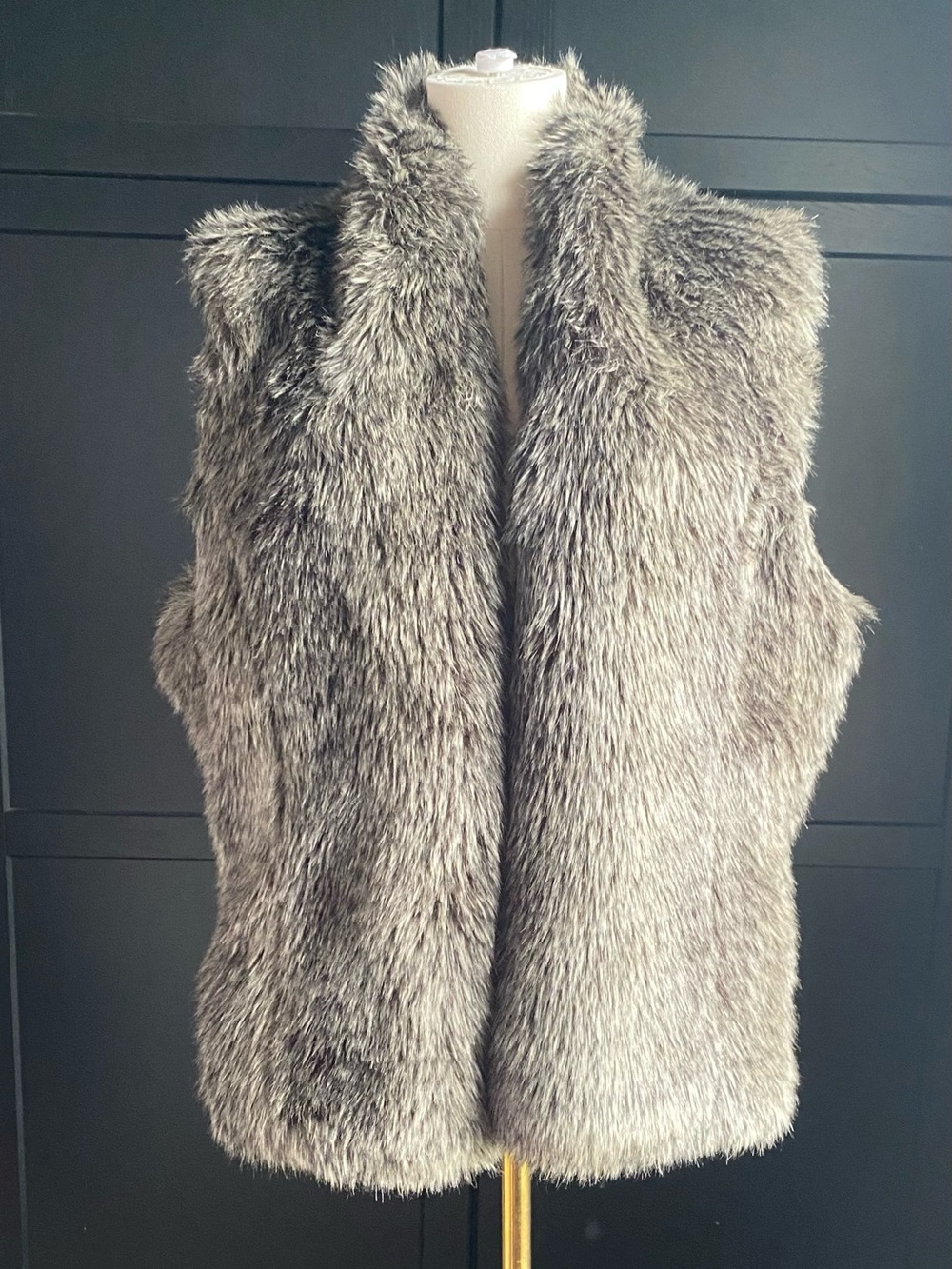 Garnet Hill Faux Fur Vest - Women's Cozy Layer